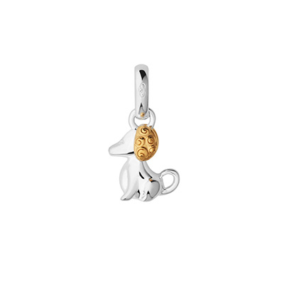 Links of London Sterling Silver & 18kt Yellow Gold Vermeil Chinese Zodiac Dog Charm