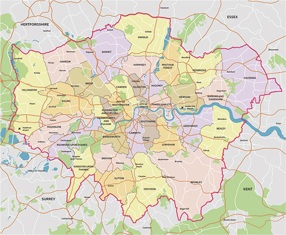 伦敦地图 